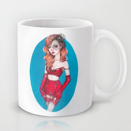  Three of my pin-up babe is available in the collection of mugs in my shop https://society6.com/blac