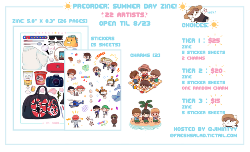 hyong: HELLO EVERYONE! I made a BTS zine with 21 amazing artists on twitter!   PREORDERS ARE OP