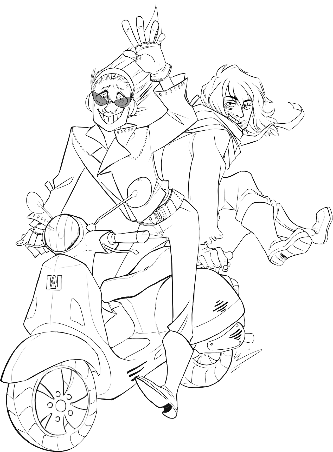 rappelzonk:They´re going on a date and Mic is super excited :3 