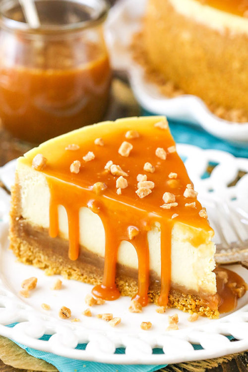 sweetoothgirl:Salted Caramel Cheesecake