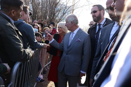 The Prince of Wales and The Duchess of Cornwall attend a Platinum Jubilee Ceremony at Ceremonial Cir