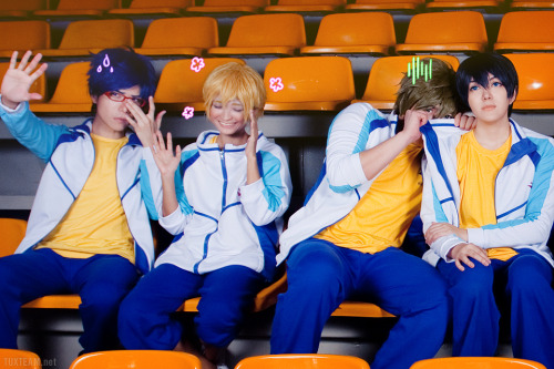 Pretty much our actual reactions to the club recruitment scene
【 Free! 】
cosplayers: Haruka / Makoto / Nagisa / Rei
photo by Huzafan
More of our Free! photos: [✖]