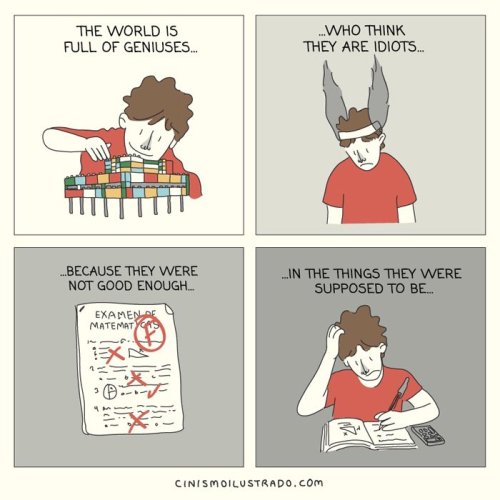 iteachpsych:  Just a little reminder that you’re doing fine! Try not to compare yourself again
