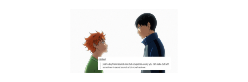 haikyuu as tumblr textpostplease like or credit@yabokuz if you take anything.more haikyuu edits in