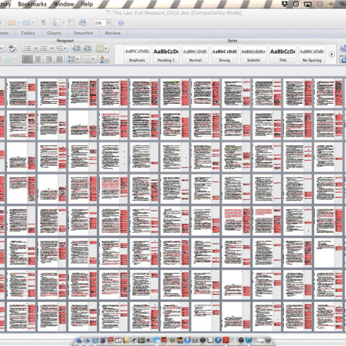 It takes a lot of work to make a book. #TheLastFullMeasure #DividedWeFall #DWF #TrentReedy w