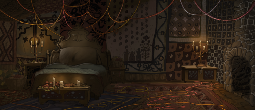 OTGW Chapter Six: Adelaide&rsquo;s House (Bedroom Area)Background Layout - Jim SmithBG Color/CU - Ni