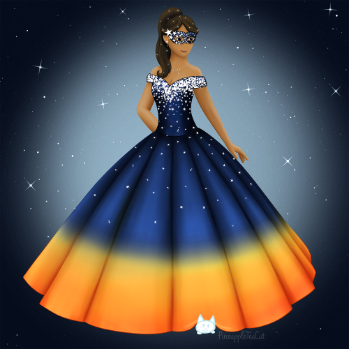 Leona BallgownI made a ballgown for one of my original characters. She&rsquo;s ready for the cel