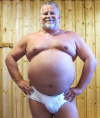 hairy-muc-bear:2021.01.13White Briefs Wednesday&rsquo;s BILFS Absolute Bull Edition