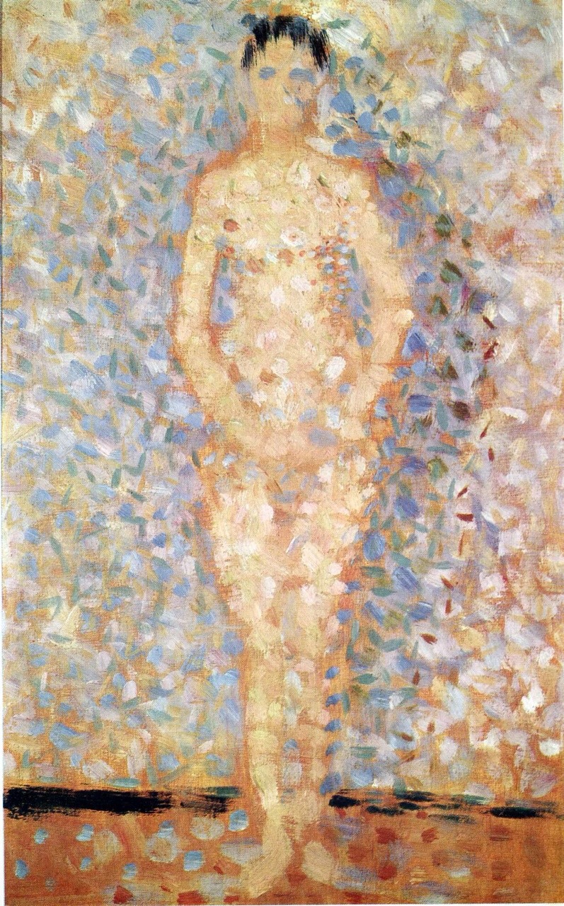 aestheticgoddess:  Poseur standing, front view, study for “Les poseuses” Georges