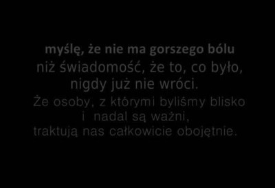 Choć można zamknąć oczy, nie da się zamknąć myśli.