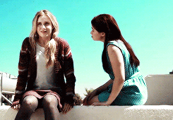 thisyearsgirls:Karma and I are faking being lesbians. Karma is… I’m not so sure.