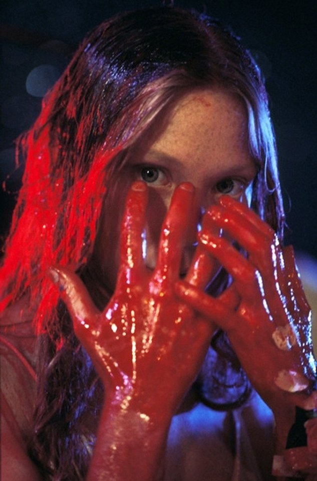 Sissy Spacek photographed by Marv Newton on the set of Carrie, 1976