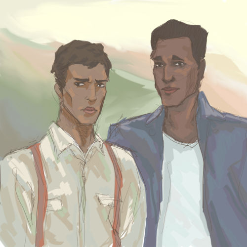 bromir:diomedes and odysseus for this college football au. i imagine odysseus is black and diomedes 