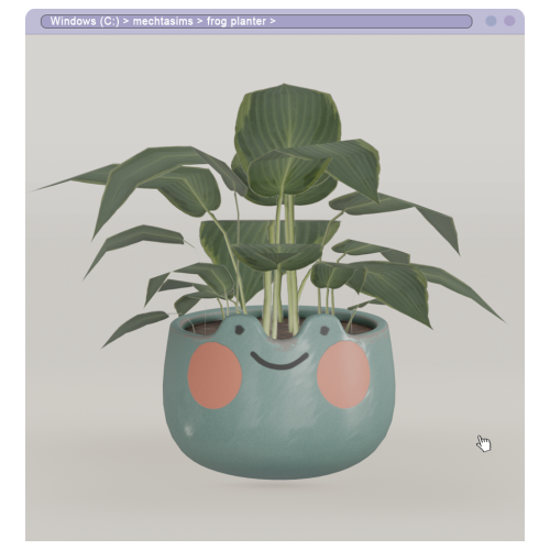 Frog Planter | 3 Swatches | 3.8K Polys | BGC I hope you enjoy and as always, let me know if you run 
