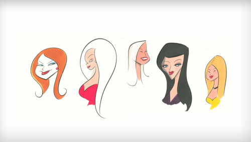 disneyconceptsandstuff:Character Designs from The Incredibles 