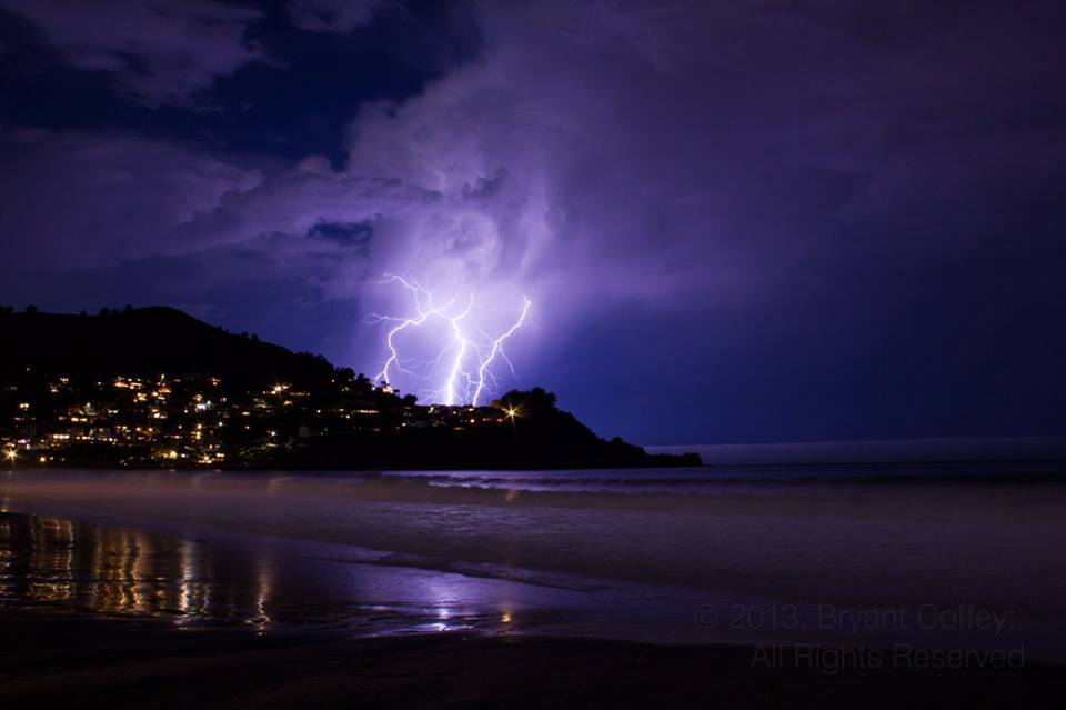 the-silver-forked-sky:  Linda Mar Lighning by bryantjcoffey 