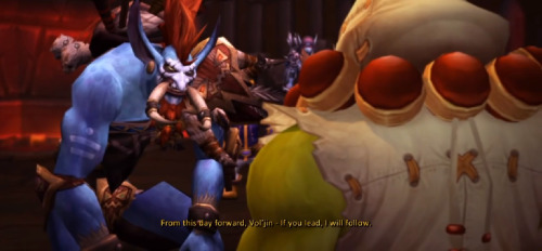 urmomisgr8inbed:  and then a tear came to my eyes, oh thrall, oh vol’jin, oh life  and that wa