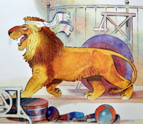 despazito:Illustrations from “The Girl and the Lion”  Г. Бедарёв. - 1987 г.  