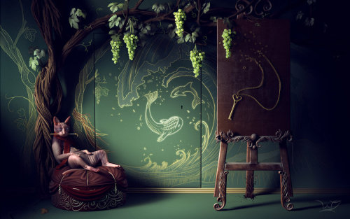 cross-connect:   Nikita Veprikov is a 25 year old 3d illustrator and concept artist from Kremenchug, Ukraine. Combining digital painting with 3D modeling and retouching he managed to develop incredible art skills. Check out his blog blog and tumblr 
