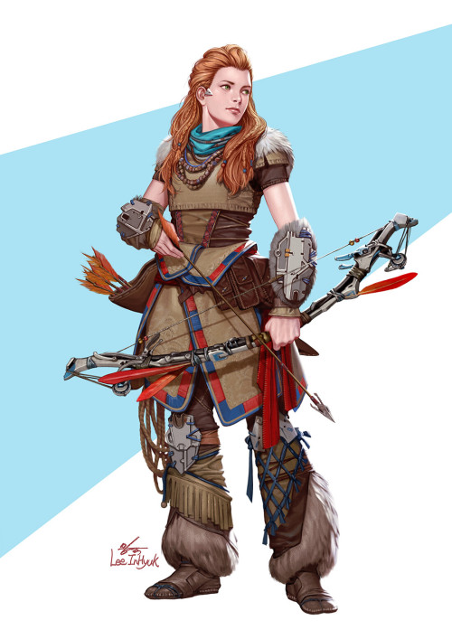 Horizon Forbidden West: Aloy  InHyuk Leewww.artstation.com/artwork/Le8ZX0 