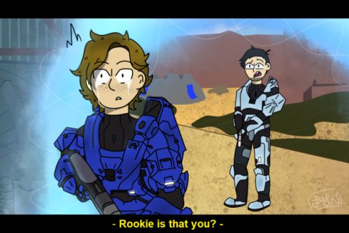 jazzy-j-wolf:Boi am I ready to cry next week!Also this is the first fan art I’ve ever drawn for RvB.