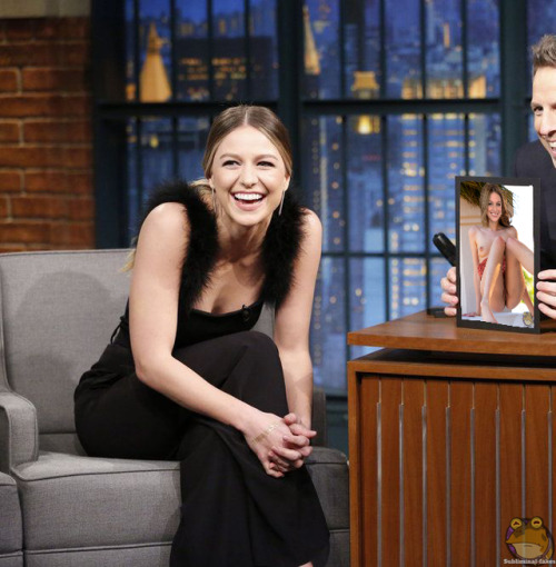 Melissa Benoist reacting to her nude photo shoot 