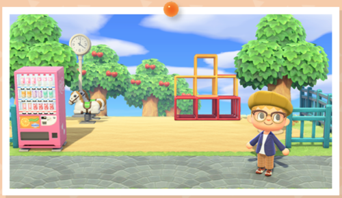 Screenshots from the Japanese Nintendo Official Nintendo webpage.LOOK AT THE VENDING MACHINE