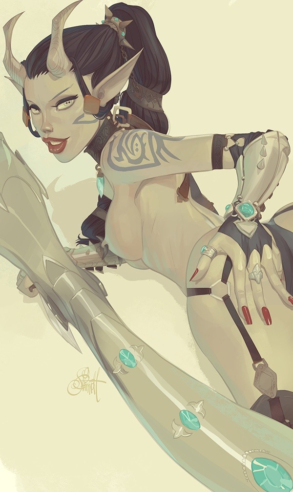 senseorsensuality:   Artwork by Otto Schmidt      