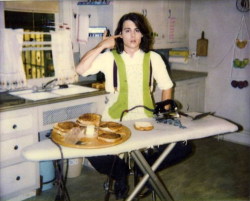 Just Shoot Me (Johnny Depp Takes A Break While Filming The Cheese Sandwich Ironing