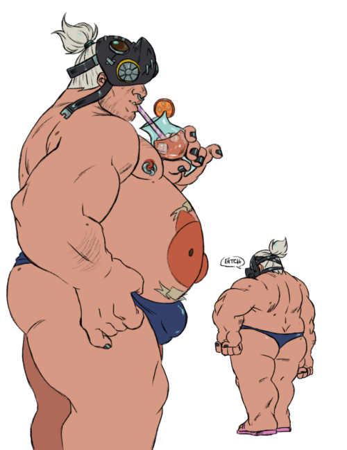 mozg-art:mmhmm boy is looking good and junkrat knows it