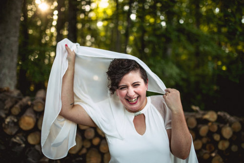 queer bride in a cape!bride is NC Eakin Rodriguez of The Queer Fashionista.all photos by Shawnee Cus