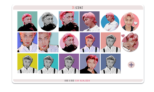 Lovely @seokjjn (Effy) S Request Part I - Pink KNJ Headers & Icons.3 Headers + 31 Icons. (click For Original