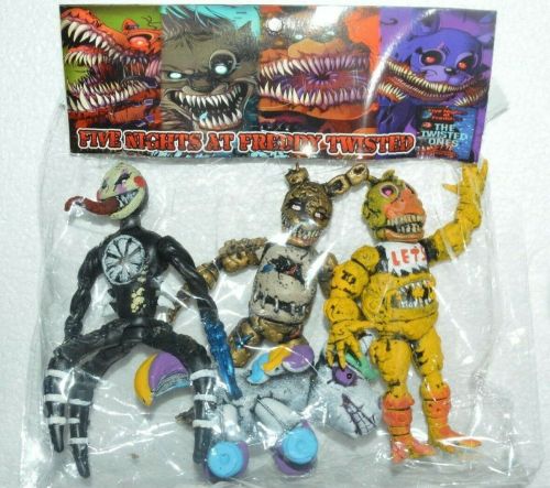 TOY FIGURE MEXICAN FIVE NIGHTS AT FREDDY 'ANIMATRONICS TWISTED