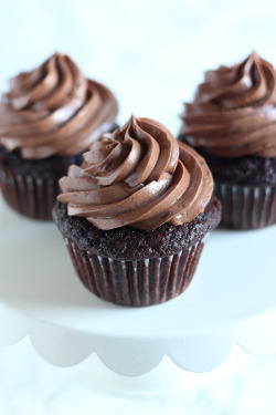 omg-yumtastic:  (Via: hoardingrecipes.tumblr.com) The Best Chocolate Cupcakes - Get this recipe and more http://bit.do/dGsN  Ok