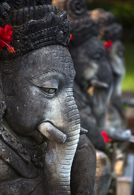 lifemaniac91:   Ganesha statues Ubud, Bali, Indonesia