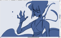 kingkimochi:  i have no recollection of ever drawing this lapis, but according to my files this was made back in february? and honestly? I’m DIGGIN it. i love how intense she looks 