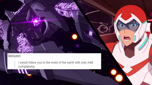 icyblueroses:Voltron: Legendary Defender + Text Posts (3/?)~Sheith Edition~