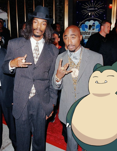 lordkushcloud:
“ Snoop, Tupac, and Snorlax.
Death Row Records
”