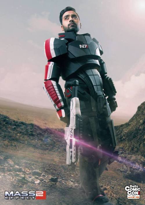 superheroesincolor:Commander Shepard (Mass Effect) byAbhishek Props “By Cosplaying, I can