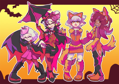 gomigomipomi:   They’re creepy and they’re kooky, mysterious and spooky, they’re altogether woomy, the idols family~ /clap clap HOT DAMN THOSE COLORS! O3O