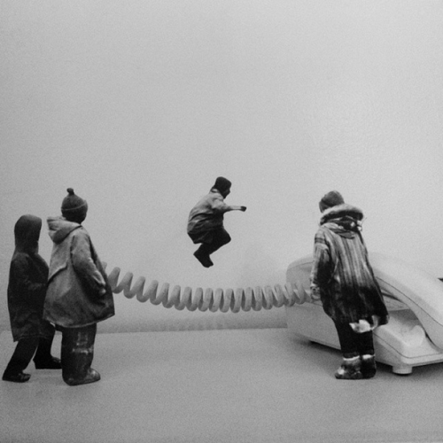 junkculture:  Small Paper Cutouts Interact with Everyday Objects in the Real World