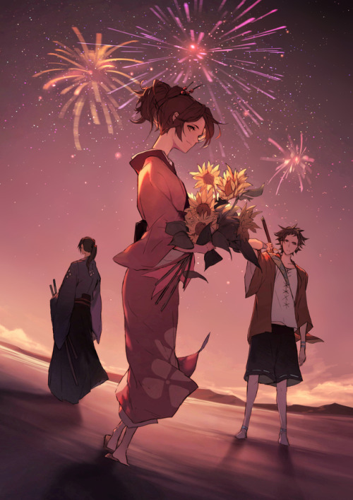 escentia:   Samurai Champloo is one of my favourite shows ever! >v<  Process screenshots here and here 