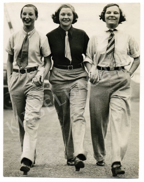 vintageeveryday:Interesting vintage pictures of women in menswear