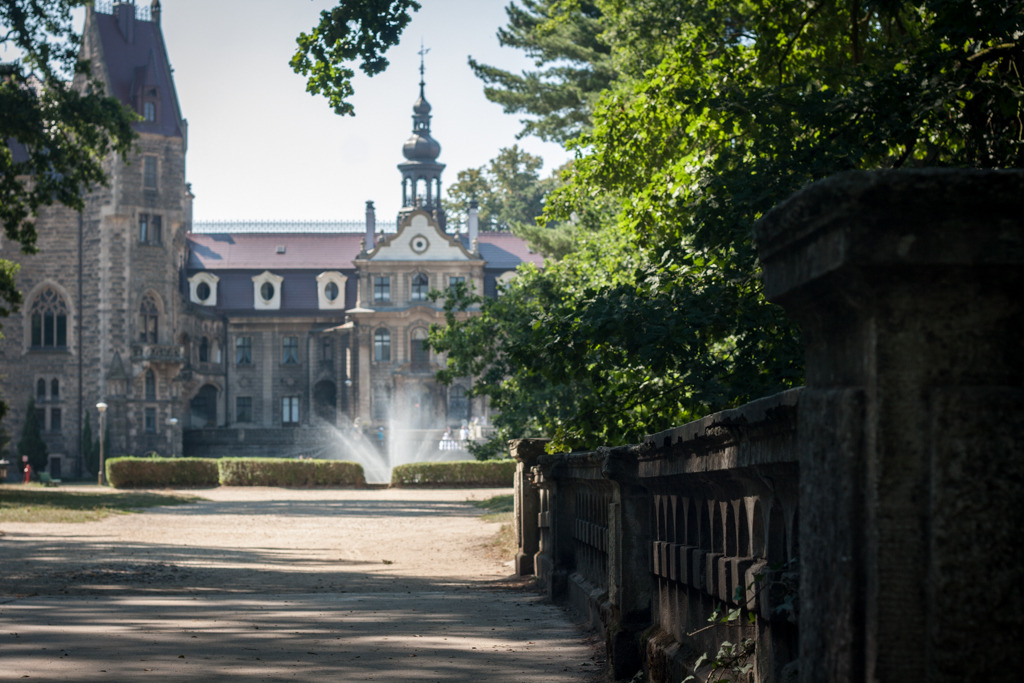 pictures taken today in Moszna, the most picteresque (and surprisingly small considering