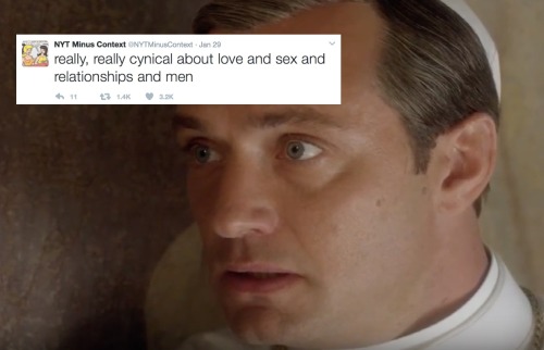 halleregina:The Young Pope + NYT Minus Context