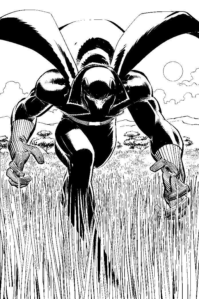 ungoliantschilde:  Black Panther, Vol. 4 # 01, as sketched and penciled by John Romita,