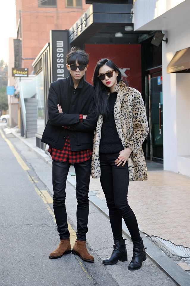 koreanmodel:  Streetstyle: Joo Woojae and Choi Sora shot by Choi Seungjum