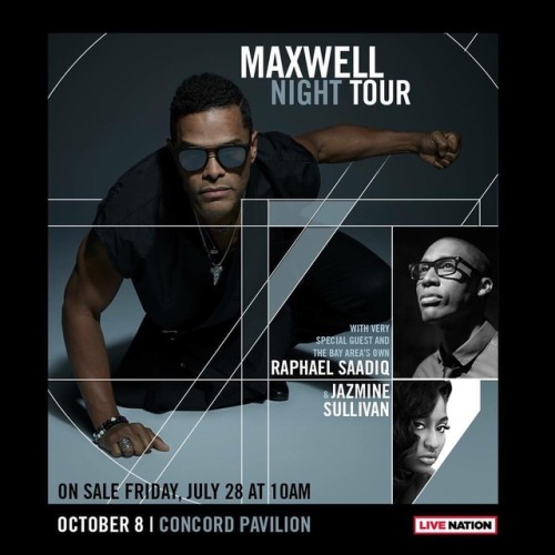 @maxwell returns to the Bay with none other than Oakland’s native son @raphael_saadiq and spec