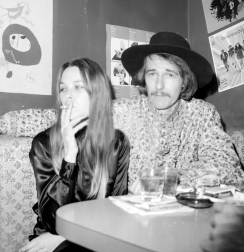 studiofiftyfour:Michelle and John Phillips of The Mamas and The Papas