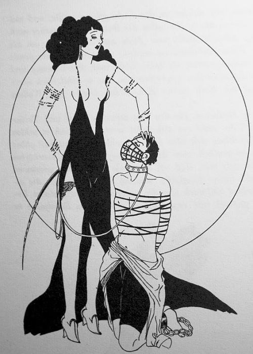 pittprickel: #Spankatoon Daily #HataDelhi #Berlin #1920s #femdom #femalepower #bdsm #chained #vintag
